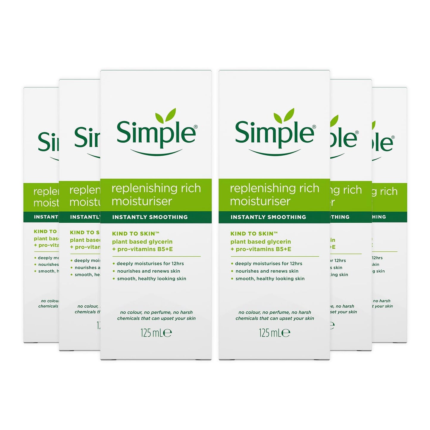 Simple Kind to Skin 12H Moisturisation Replenishing Rich Moisturiser, 125 ml (Pack Of 1)
